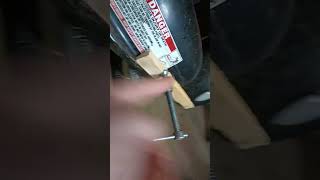 easy lawn mower blade removal [upl. by Keryt627]