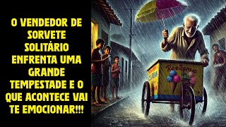 O Vendedor de Sorvete Solitário Enfrenta uma GRANDE TEMPESTADE e o Que Acontece Vai Te EMOCIONAR [upl. by Ogires]