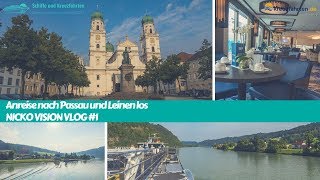 Passau amp Erste Schritte Nicko Vision Donau Kreuzfahrt  Vlog 1 [upl. by Mckenzie92]