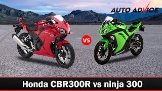 Honda CBR300R vs Kawasaki Ninja 300– Beginner Sportsbike Comparison [upl. by Dorkas]