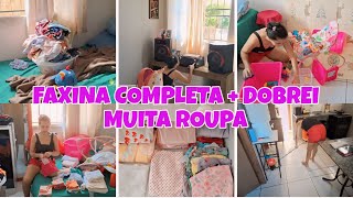 FAXINA COMPLETA NA CASA TODA  MUITA SUJEIRA  2 DIAS SEM LIMPAR A CASA 🏠 🤮 [upl. by Bronwyn]