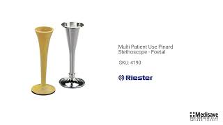 Multi Patient Use Pinard Stethoscope Foetal 4190 [upl. by Saoj]