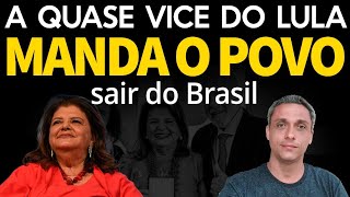 Quase Vice presidente de LULA manda o povo sair do Brasil É um bostil mesmo [upl. by Ahsinan]