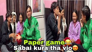 Paper Game Ma sabai ko pol kholeyo  Sabai Jana ko halat 😂 [upl. by Derayne]