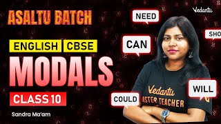 Modals  Class 10 English  CBSE 2025  Sandra Maam [upl. by Onavlis922]