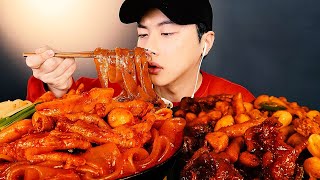 SUB매운국물닭발 중국당면 오돌뼈 리얼사운드 먹방ASMR🌶SPICY CHICKEN FEET MUKBANG 辛鶏足 Chân gà Ceker ayam เท้าไก่ Eating [upl. by Orenid]