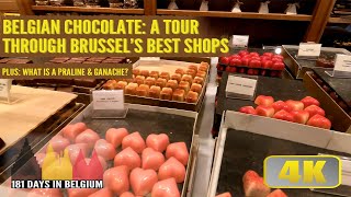 Belgian Chocolate A Tour Through Brussel’s Best Shops in 4K [upl. by Anitnauq]