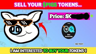 SELL YOUR PIGS TOKENS 🔥  PIGS AIRDROP P2P Update  PIG HOUSE AIRDROP WITHDRAW [upl. by Atok]