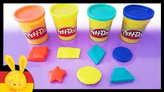 Die Formen auf deutsch auf kindgerechte Weise lernen  PlayDoh  Titounis [upl. by Teece]