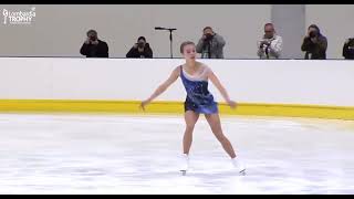 2024 Lombardia Trophy Anastasia Gubanova FS [upl. by Ecinahs]