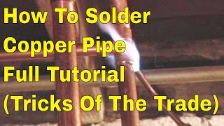 Master The Art Of Soldering Copper Pipes For Free pro Tips Included [upl. by Eelarual324]