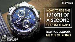 How to use the 110th of a second chronograph [upl. by Brahear]