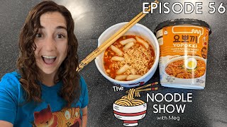 Yopokki Sweet and Spicy Cup Rapokki Rice Cakes AND Noodles  THE NOODLE SHOW  Episode 54 [upl. by Owens882]