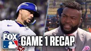 Mets vs Dodgers Game 1 Takeaways David Ortiz Alex Rodriguez and Derek Jeter  MLB on FOX [upl. by Geerts]