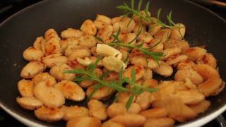 Food Wishes Recipes  PanFried Butter Beans Recipe  Easy Butter Beans Side Dish [upl. by Sinnard]