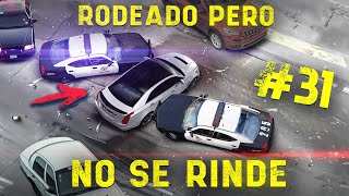 Persecución policial rodeado pero no se rinde 31 [upl. by Berkow]