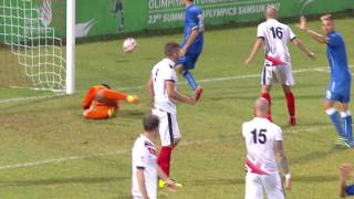 2017 07 25 DEAFLYMPICS FOOTBALL ITALY GREAT BRITAIN HIGHLIGHTS [upl. by Eigriv]