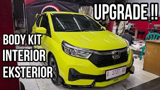 BRIO SATYA JADI BRIO RS PASANG BODY KIT INTERIOR DAN NANO CERAMIC [upl. by Eldin]