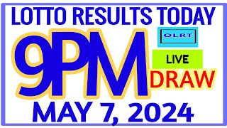 Lotto Results Today 9pm DRAW May 7 2024 swertres results [upl. by Sine]