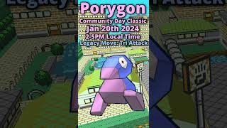 Porygon Community Day Classic pokemongo [upl. by Glyn897]