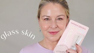 Glass Skin for Mature Skin w Kevyn Aucoin Glass Glow Illuminator amp Rae Morris Invisible Mattifier [upl. by Odnomra355]