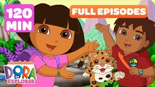 Dora FULL EPISODES Marathon ➡️  Animal Episodes w Diego  2 Hours  Dora the Explorer [upl. by Davison692]