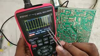 ZOYI ZT 702S multimeter testing with pcb zoyi 702s oscilloscope how to use [upl. by Rolph979]