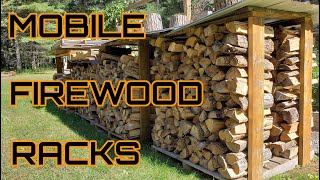 Building Mobile Firewood Racks  Alternative to IBC Totes [upl. by Inoy99]