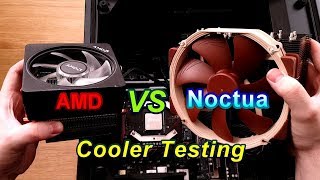 Noctua NHU14S vs Wraith Prism CPU Cooler Testing  T3 018 [upl. by Jesh]