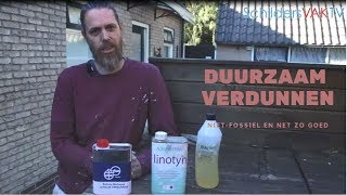 Verf verdunnen met duurzame producten [upl. by Vachil]