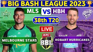 🔴Live Hobart Hurricanes vs Melbourne Stars  MLS vs HBH Live 38th Match T20 Big Bash League 2024 [upl. by Petrie128]