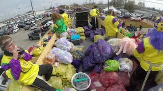 Terreanians houma parade 2018 tnt float [upl. by Latsryc]