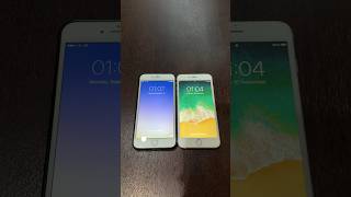 iPhone 6 Plus on iOS 9 vs iPhone 6s Plus on iOS 15 boot up test shorts iphone6plus iphone6splus [upl. by Ahseiym]