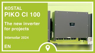 Intersolar PIKO CI 100  The new inverter for projects  KOSTAL [upl. by Itsuj]