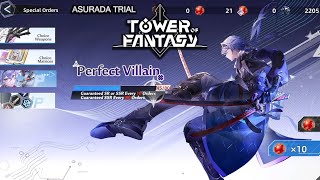 ASURADA TRIAL IN TOWER OF FANTASY [upl. by Solracesoj]