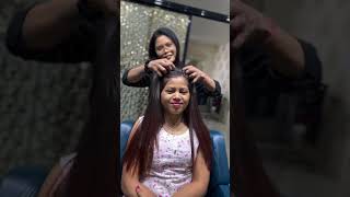 Hair colour transformation hair haircolour salon beauty hairstyle [upl. by Akselaw]