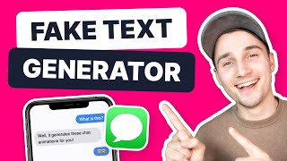 How to Generate Fake Text Messages  Texting Story Maker [upl. by Attehcnoc]