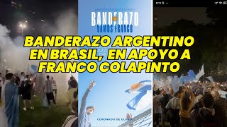 No lo entenderías BANDERAZO ARGENTINO EN BRASIL EN APOYO A FRANCO COLAPINTO F1 Radio [upl. by Asirrak]