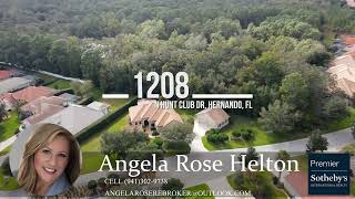 1208 N Hunt Club Dr Hernando FL Angela Rose Helton [upl. by Finnigan]