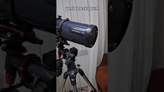 Yeni teleskopum celestron astromaster 130eq Mediusrm7qs [upl. by Annohsak]