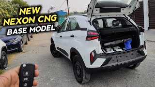 Tata Nexon Smart CNG Base Model 😍 Nexon CNG 2024 [upl. by Quillan]