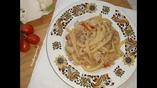 Pasta con salsiccia e cavolfiore alla siciliana [upl. by Enitsirk]