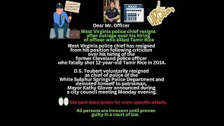 W VA Police Chief Resigns After Hiring Tamir Rice Killer as Cop viral shortsfeed shorts news [upl. by Galateah]