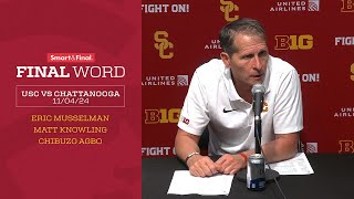 USC vs Chattanooga Post Game Press Conference [upl. by Romano]