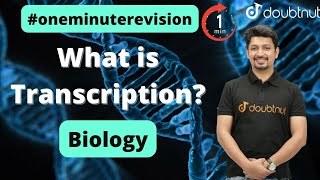 oneminuterevision  What Is Transcription  Biology  Doubtnut Shorts [upl. by Tepper]