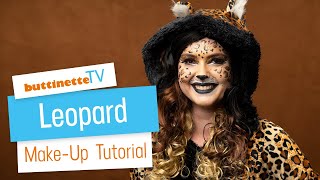 Leopard schminken  buttinette TV MAKEUPTUTORIAL [upl. by Sykes]