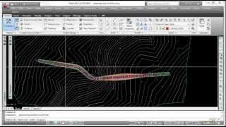 AutoCad Civil 3D  Creating Cross Sections [upl. by Enyt]