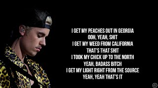 Justin Bieber  PEACHES ft Daniel Caesar Giveon Lyrics [upl. by Ainesy]