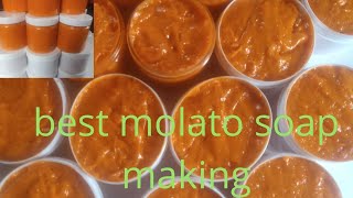 HOW TO MAKE MOLATO SOAP HOW TO EXTRA WHITENING OSHAPRAPRA SOAP [upl. by Neerehs427]