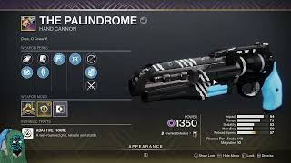 LAST CHANCE To Get Your GOD ROLL PALINDROME [upl. by Nykal]